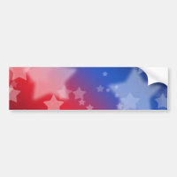 Adesivo de barra de estrelas vermelho branco e azu