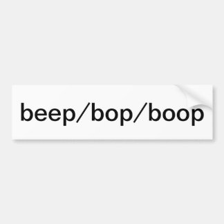 Para Carro Adesivo de bip/bop/boop