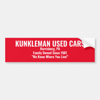 Para Carro Adesivo de bombeiros Kunkleman
