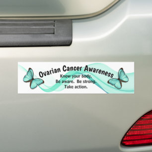 Para Carro Adesivo de consciência do câncer de ovário