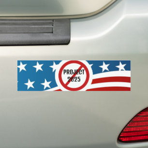 Para Carro Adesivo de Design do Project 2025