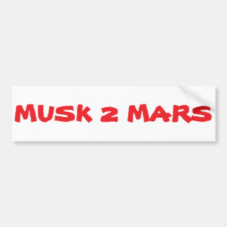 Para Carro Adesivo de jumper Musk 2 Mars
