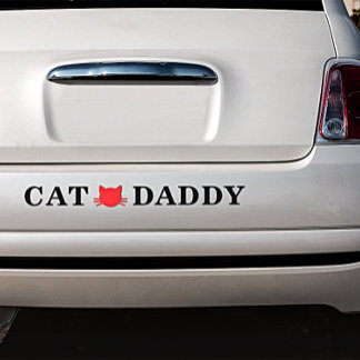 Para Carro Adesivo de Pai de gato