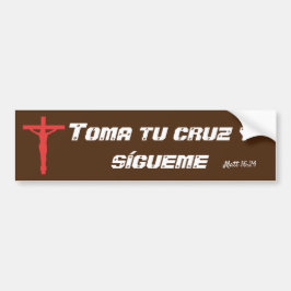 Para Carro Adesivo de para-choques de cruz Toma tu