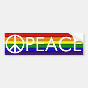 Para Carro Adesivo de Sinal de Paz do Arco-Íris