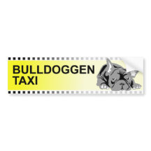 Adesivo de táxi Bulldoggen