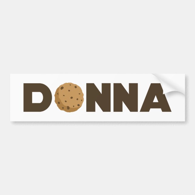 Para Carro adesivo do biscoito Donna (Frente)