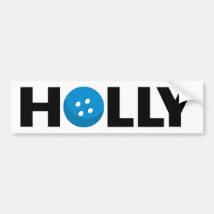 Para Carro Adesivo do botão Holly para-choques