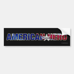 Para Carro adesivo do para-choques americano Hero