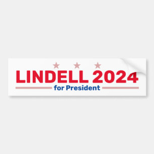 Para Carro Adesivo do para-choques do Lindell 2024