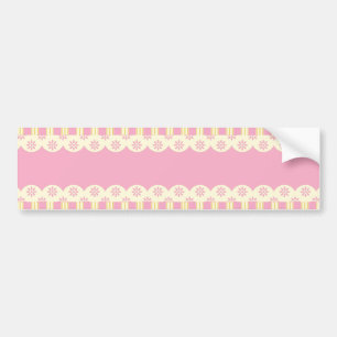 Para Carro Adesivo do para-choques do topo da epitelet rosa