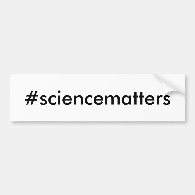 Para Carro Adesivo do #sciencematters (Frente)