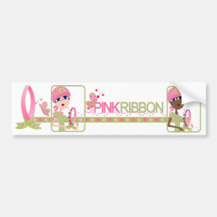 Para Carro Adesivo em fita rosa