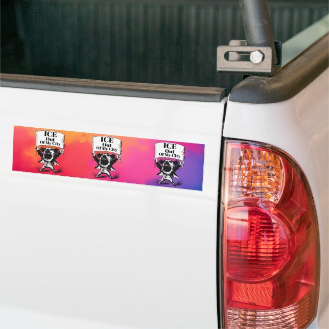 Para Carro Adesivo ICE fora da minha cidade (No caminhão)
