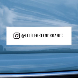 Para Carro Adesivo Instagram | Seu Nome no Instagram