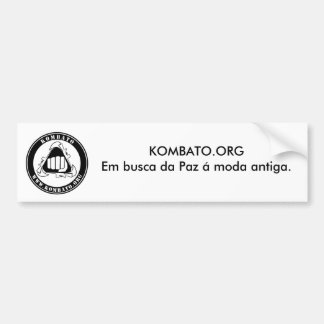 Para Carro Adesivo Kombato.org