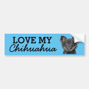 Para Carro Adesivo para-choques Chihuahua