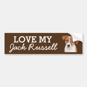 Para Carro adesivo para-choques Jack Russell