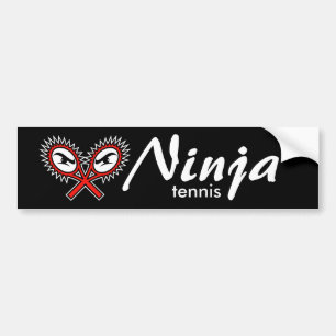 Para Carro adesivo para-choques ninja tênis