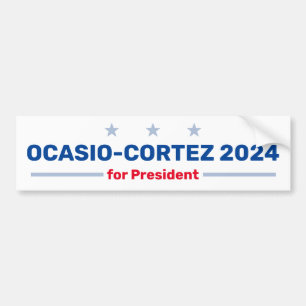 Para Carro Adesivo para-choques Ocasio-Cortez 2024