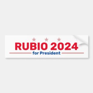 Para Carro adesivo para-choques Rubio 2024