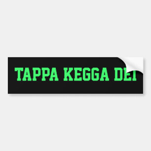 Para Carro adesivo para-choques TAPPA KEGGA DEI