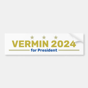 Para Carro Adesivo para-choques Vermin 2024