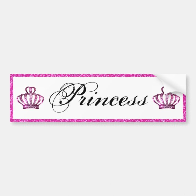 Para Carro Adesivo "Princesa" para-choques (Frente)