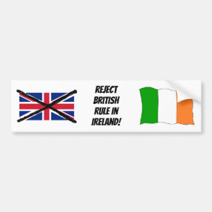 Para Carro adesivo republicano irlandês para-choques