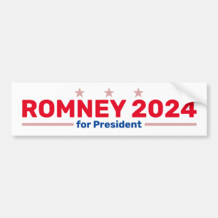 Para Carro Adesivo Romney 2024 para-choques