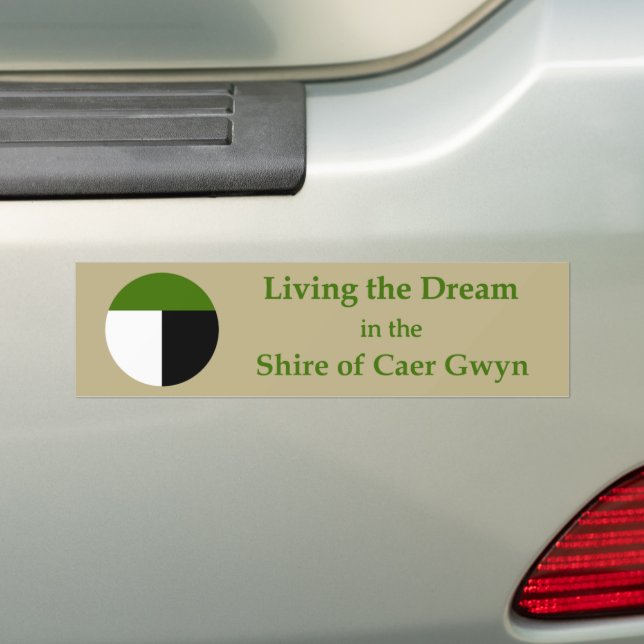 Para Carro Adesivo SCA Caer Gwyn (No carro)