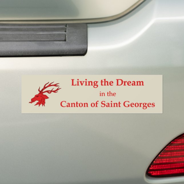 Para Carro Adesivo SCA Saint Georges (No carro)