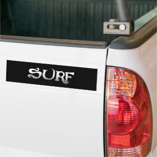 Para Carro adesivo surf preto para-choques