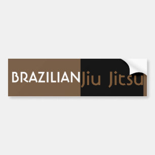 Para Carro BJJ Brown Belt Adesivo