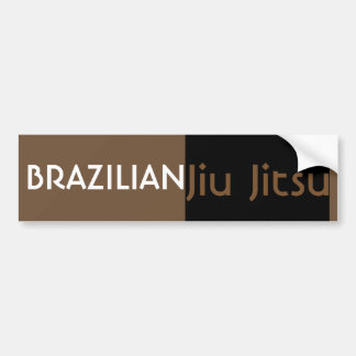 Para Carro BJJ Brown Belt Adesivo