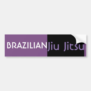 Para Carro BJJ Púrpura Belt Adesivo