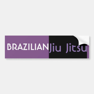 Para Carro BJJ Púrpura Belt Adesivo