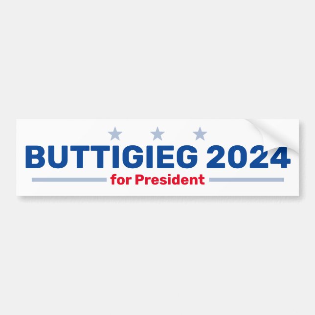 Para Carro Buttigieg 2024 adesivo para-choques (Frente)