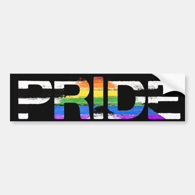 Para Carro Camiseta Ally Pride Adesivo (Frente)