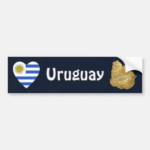 Para Carro Carneiro de Sinalizador Uruguai + Adesivo de Bomba