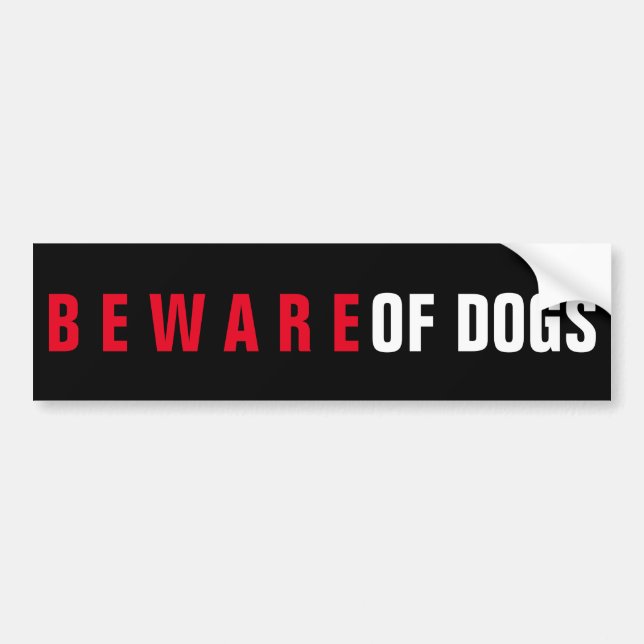 PARA CARRO CUIDADO COM CÃES ADESIVO GLACÊ (Frente)
