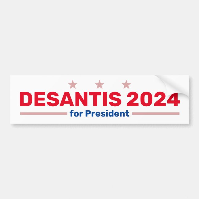 Para Carro DeSantis 2024 adesivo para-choques (Frente)