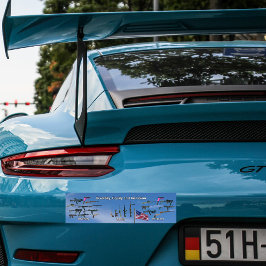 Para Carro diversidade, equidade e adesivo de bumper de arma