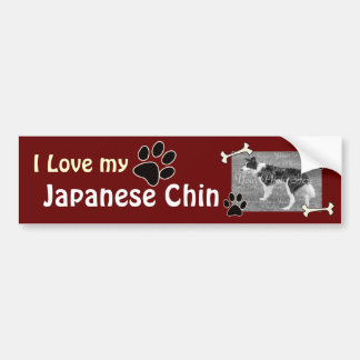 Para Carro Eu adoro o meu adesivo japonês
