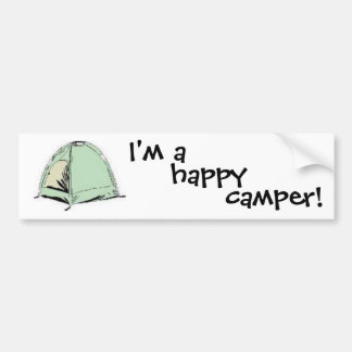 Para Carro Eu sou um adesivo de camper para-choques feliz