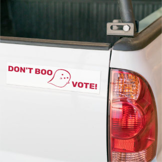 Para Carro Fantasma Bonita Não Boo, Vote! Adesivo de Para-cho