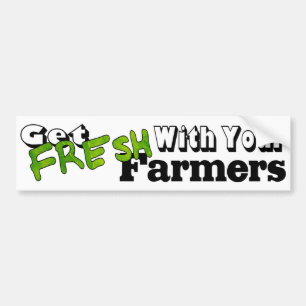 Para Carro Fique por dentro com os seus agricultores adesivo 