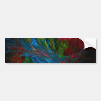 Para Carro Gênesis Abstrato de ponta azul adesivo