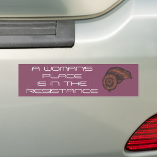 Para Carro Mulheres em Resistência - Adesivo Personalizado