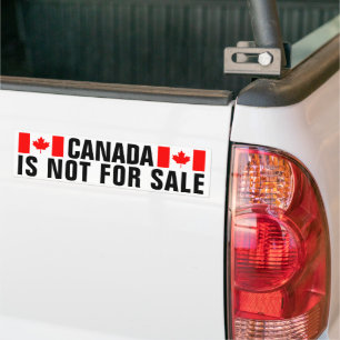 Para Carro O Canadá não está à venda de adesivo para-choques